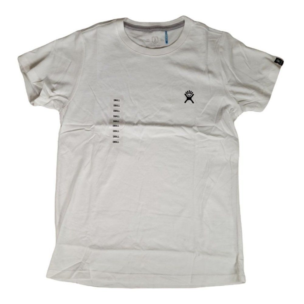 Hydro Flask Women's White Logo T-Shirt Sz S